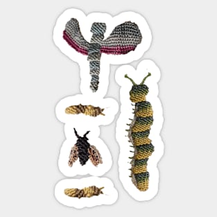 Embroidered Bugs Sheet Sticker